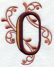 Ornate Letter O (3 inch)