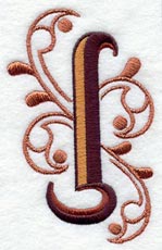 Ornate Number 1 (3 inch)