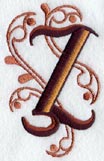 Ornate Letter Z (3 inch)