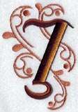 Ornate Number 7 (3 inch)
