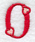 Valentine number 0 - 5 inch