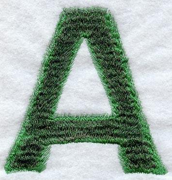 Plush Letter A - 5 inch