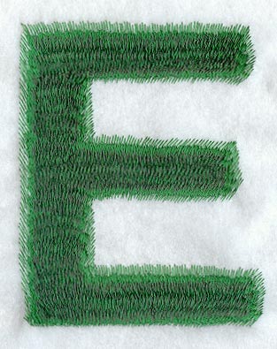 Plush Letter E - 5 inch
