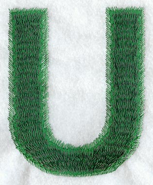 Plush Letter U - 5 inch
