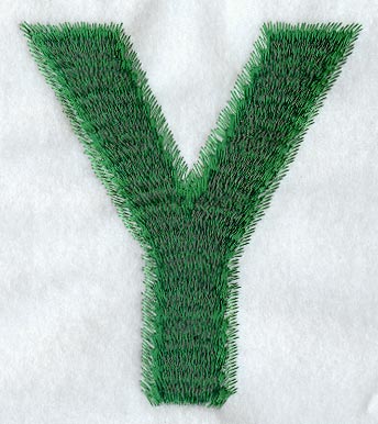 Plush Letter Y - 5 inch