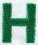 Plush Letter H - 5 inch