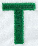 Plush Letter T - 5 inch