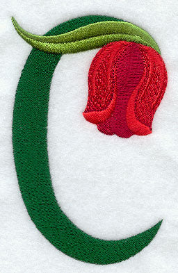 Tulip Letter C - 5 inch