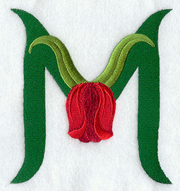 Tulip Letter M - 5 inch