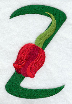 Tulip Letter Z - 5 inch