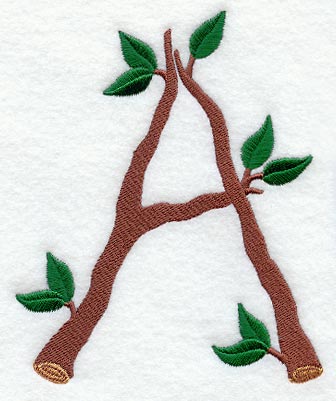 Branch Letter A - 3 inch