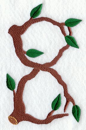 Branch Number 8 - 5 inch