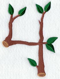 Branch Number 4 - 5 inch