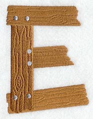 Board Letter E - 5 inch
