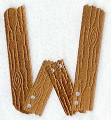 Board Letter W - 5 inch