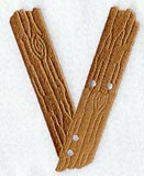 Board Letter V - 5 inch