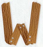 Board Letter W - 5 inch