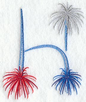 Fireworks Letter H - 5 inch