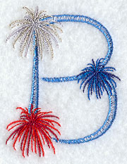Fireworks Letter B - 5 inch