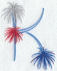 Fireworks Letter K - 5 inch