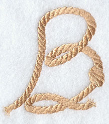 Rope Letter B - 5 inch