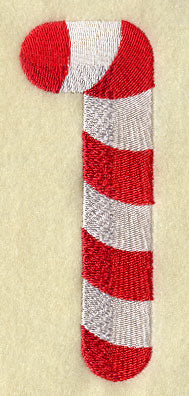 Candy Cane Number 1 - 5 inch