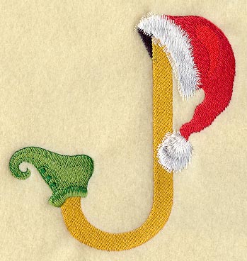 Elf Letter J - 5 inch