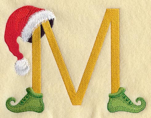 Elf Letter M - 5 inch