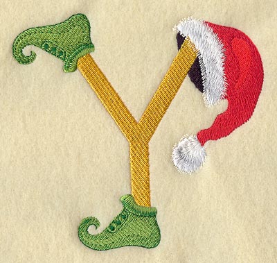 Elf Letter Y - 5 inch