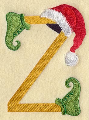 Elf Letter Z - 5 inch
