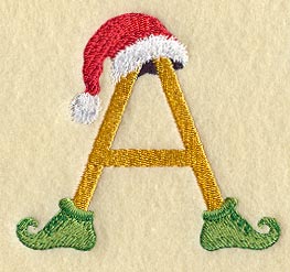 Elf Letter A - 5 inch