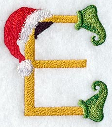 Elf Letter E - 5 inch