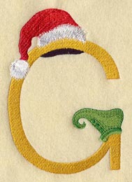 Elf Letter G - 5 inch