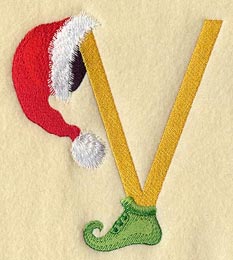 Elf Letter V - 5 inch