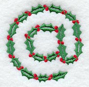 Holly Symbol At Sign (3 Inch)