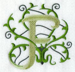 Vines Letter F - 5 inch