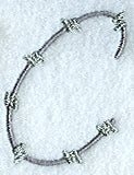 Barbed Wire Letter C - 5 inch