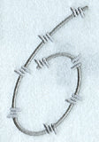 Barbed Wire Number 6 - 5 inch