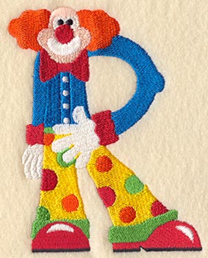 Clown Letter R - 5 inch