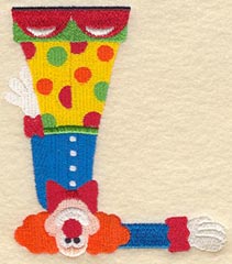 Clown Letter L - 5 inch