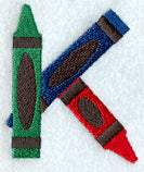 Crayon Letter K - 3 inch