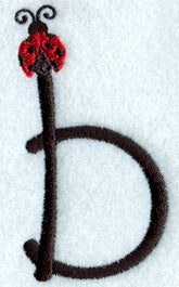 Ladybug Lower Case Letter b - 3 inch