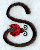 Ladybug Lower Case Letter s - 3 inch