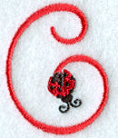 Ladybug Letter C - 3 inch