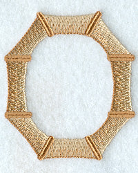 Bamboo Letter O - 3 inch