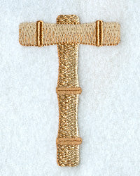 Bamboo Letter T - 3 inch