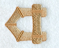 Bamboo Lower Case Letter a - 3 inch