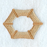 Bamboo Lower Case Letter o - 3 inch