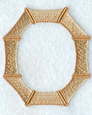 Bamboo Letter O - 3 inch