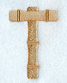 Bamboo Letter T - 3 inch